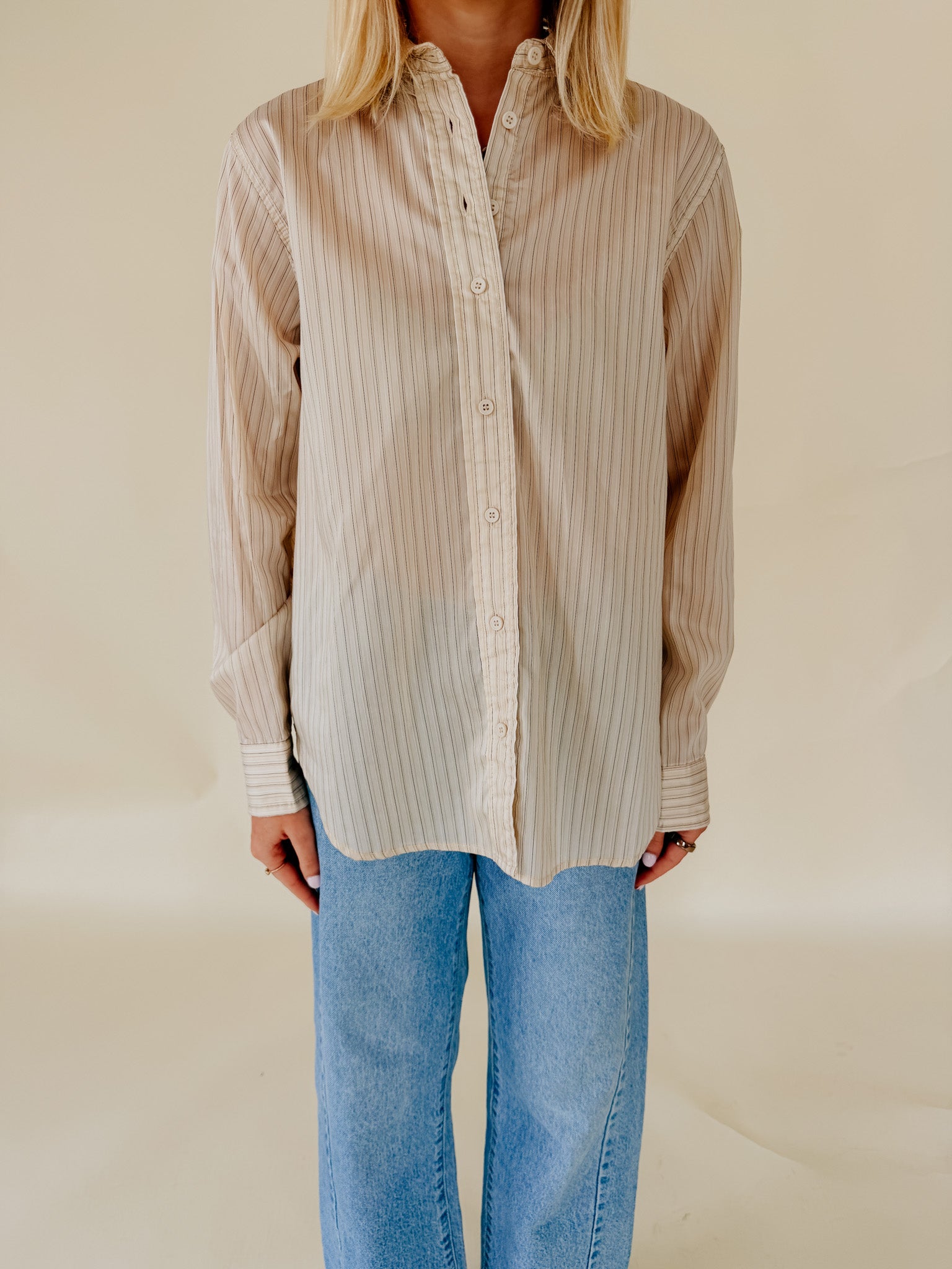 TENCEL RELAXED BUTTON DOWN