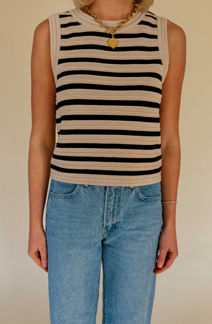 Z SUPPLY EMORI STRIPED MUSCLE TANK