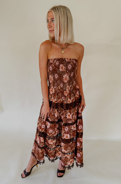 FALL BLOOMS MIDI DRESS