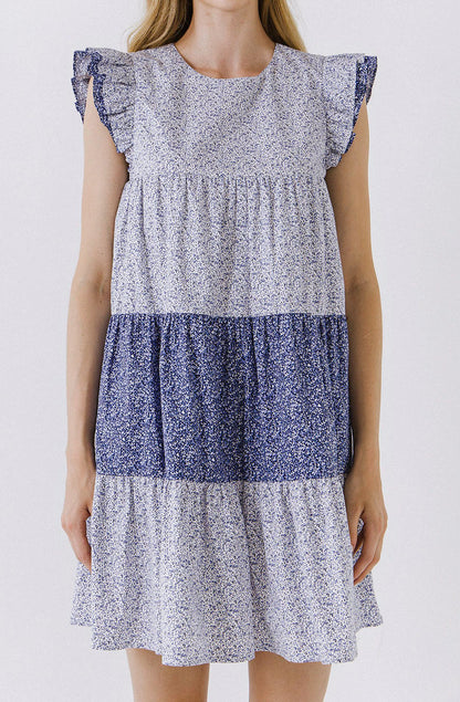 MY CUP OF TEA TIERED DRESS