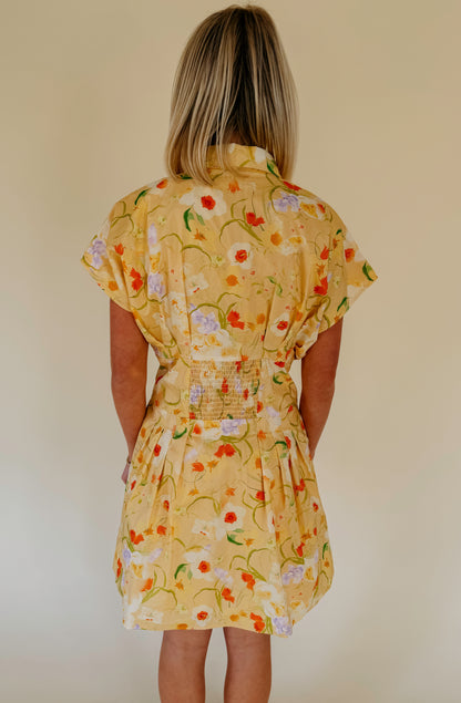 BRIGHTEN YOUR DAY MINI DRESS