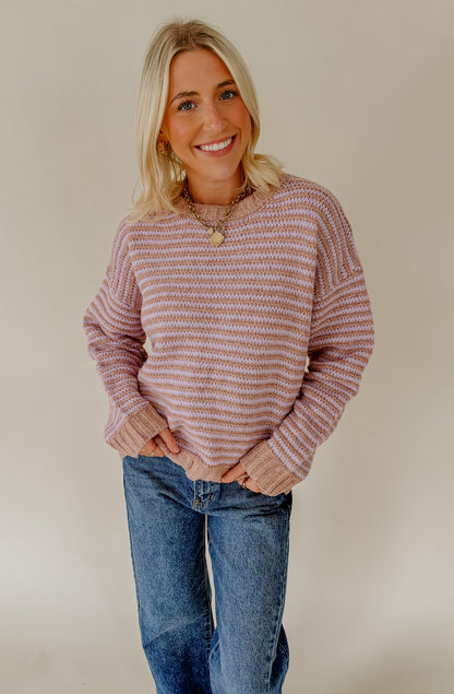 MAUVE SWEATER TOP