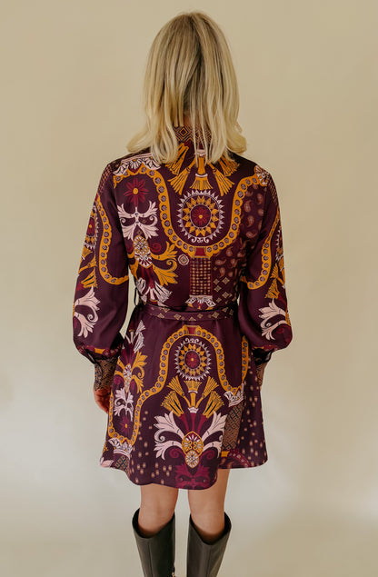 CIEBON ANTONIA BELTED MINI DRESS
