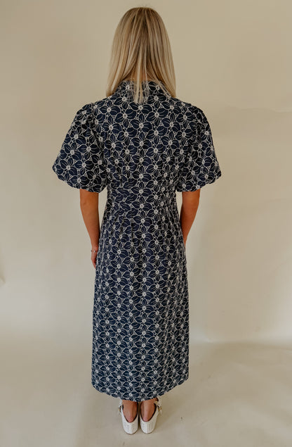 FALL HARVEST EMBROIDERED DRESS