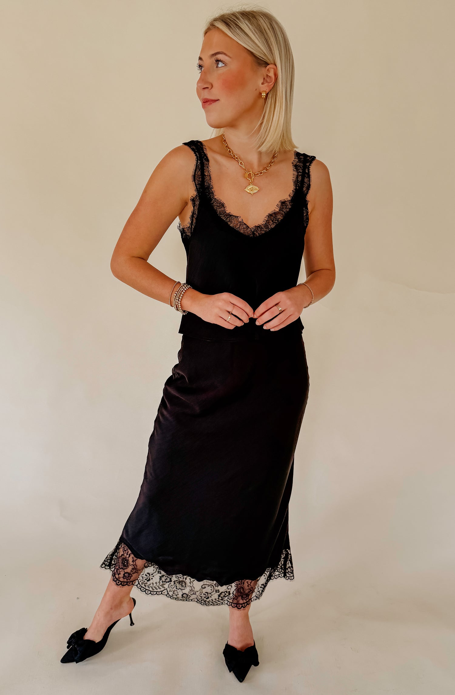 Z SUPPLY CINDER LACE MIDI SKIRT