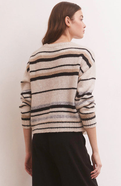 Z SUPPLY MIDDLEFIELD STRIPED SWEATER