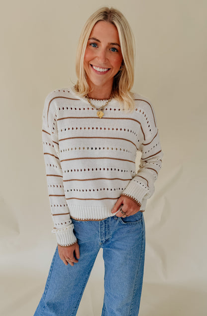 Z SUPPLY DARBY STRIPE SWEATER