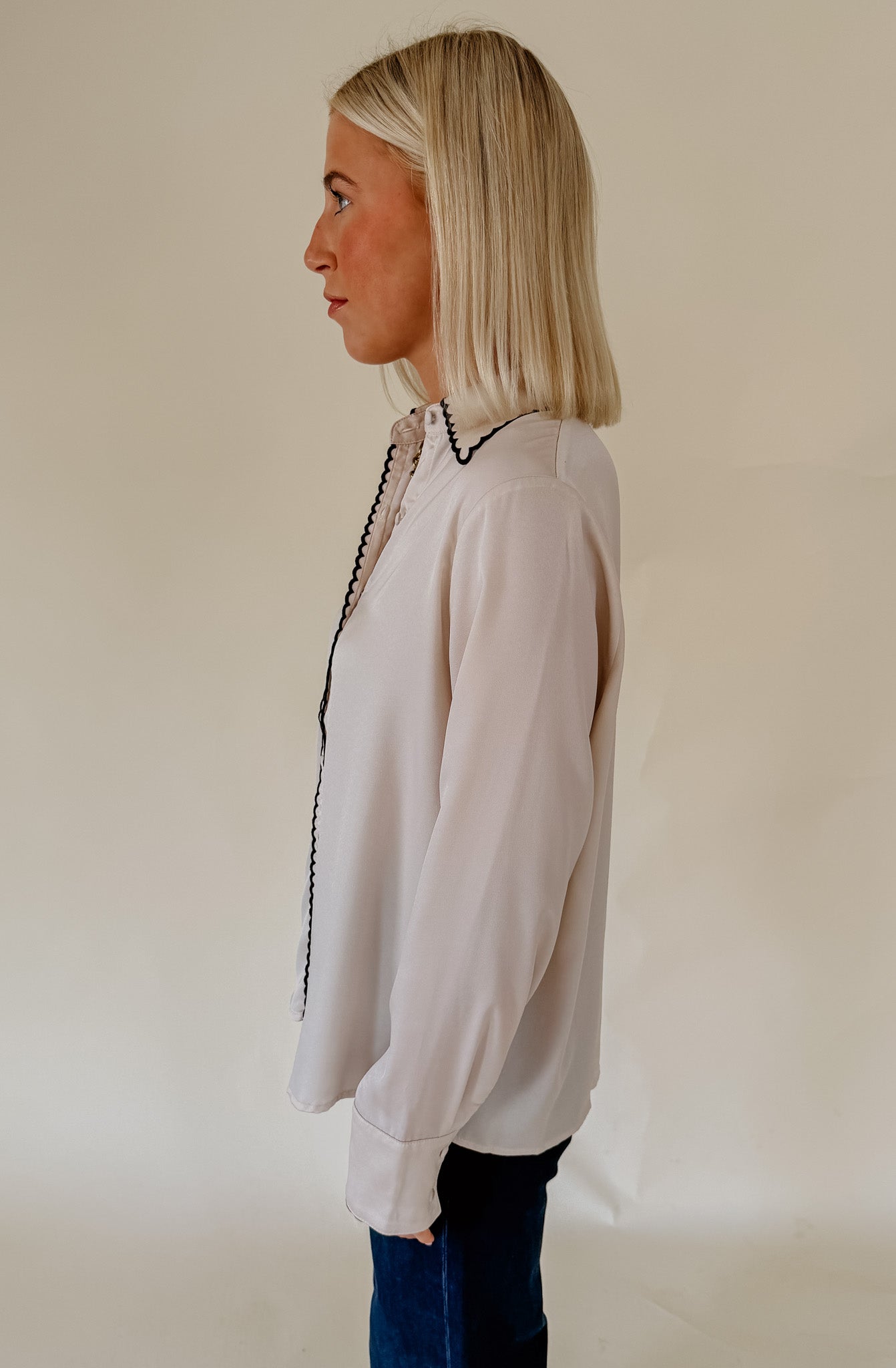 NIGHT CAP BUTTONED BLOUSE