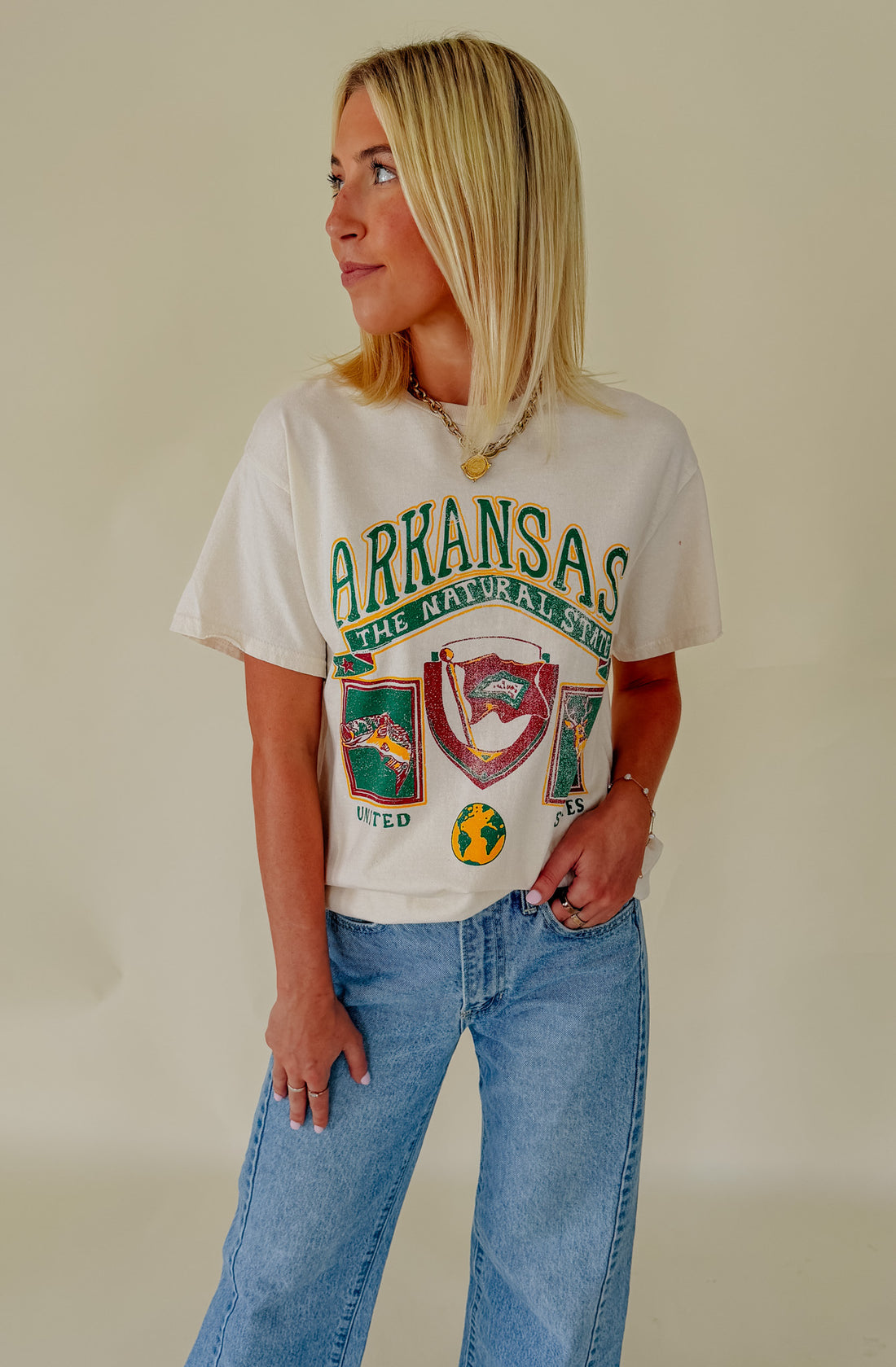 ARKANSAS PATCH VINTAGE RELAXED TEE