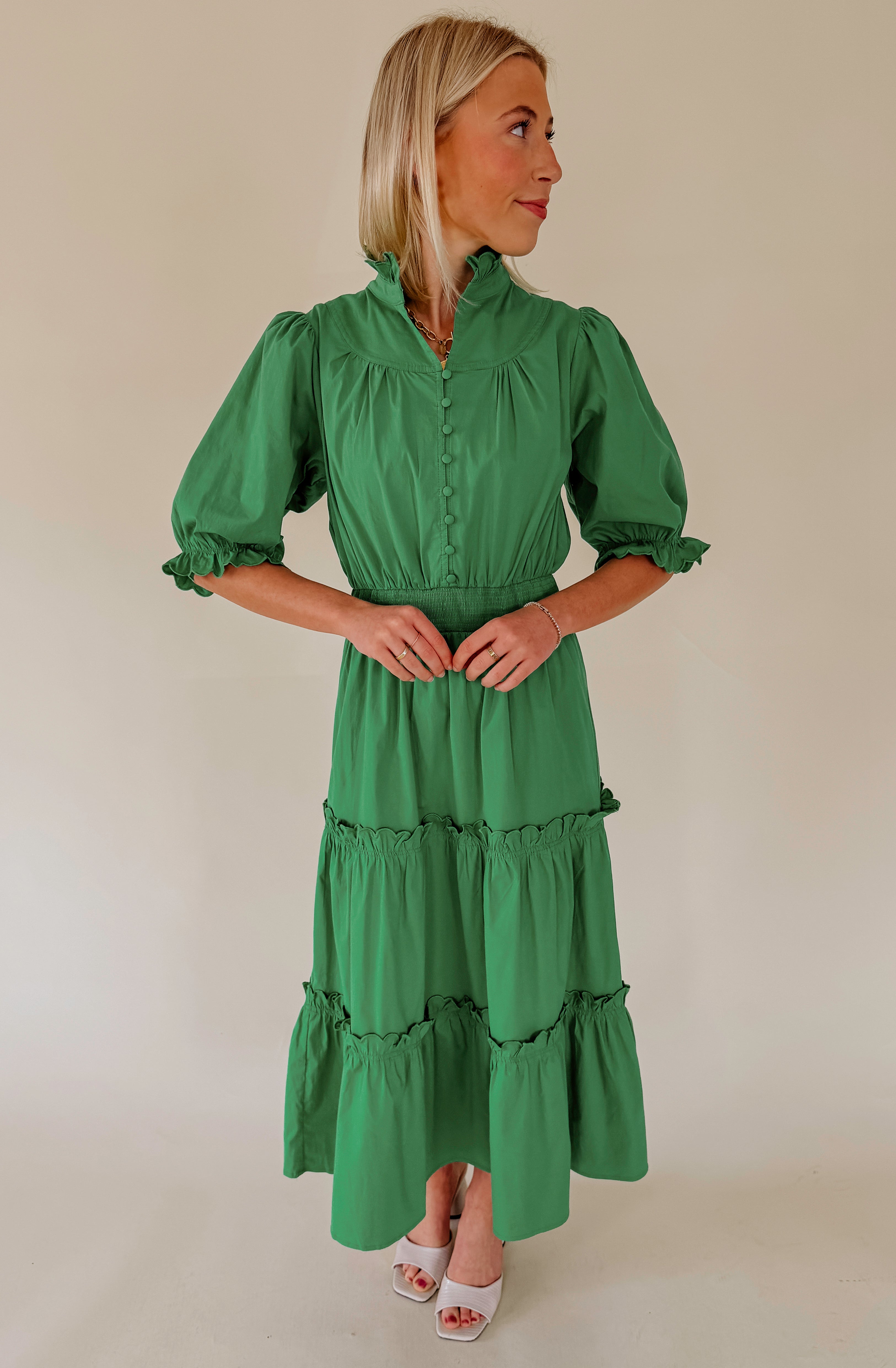 CALL YOU BACK MIDI DRESS