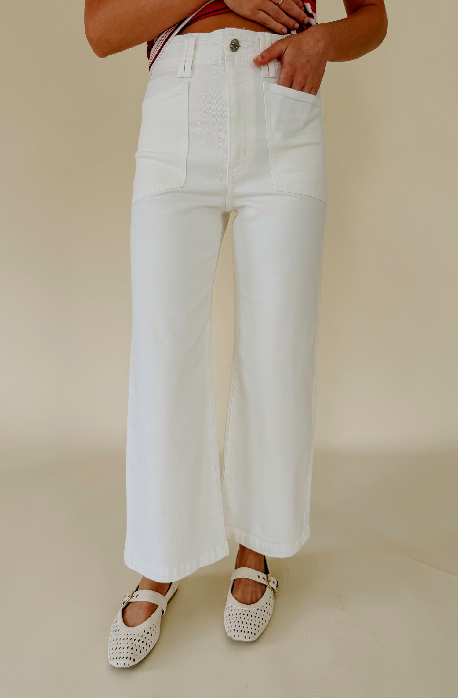 DAZE VALLEY GIRL HIGH RISE PATCH POCKET DENIM