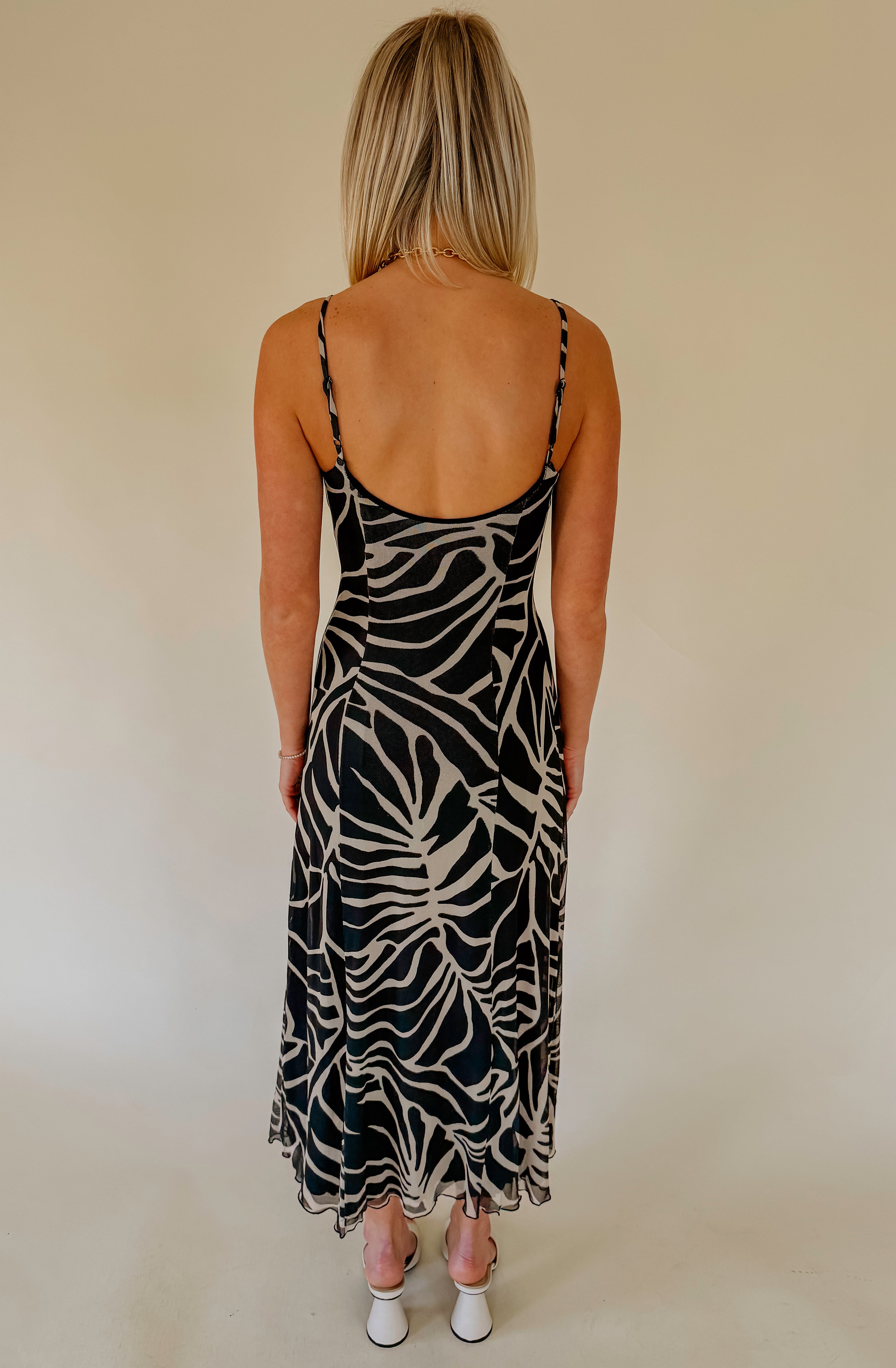 Z SUPPLY CHARISMA TOVA PALM MIDI DRESS