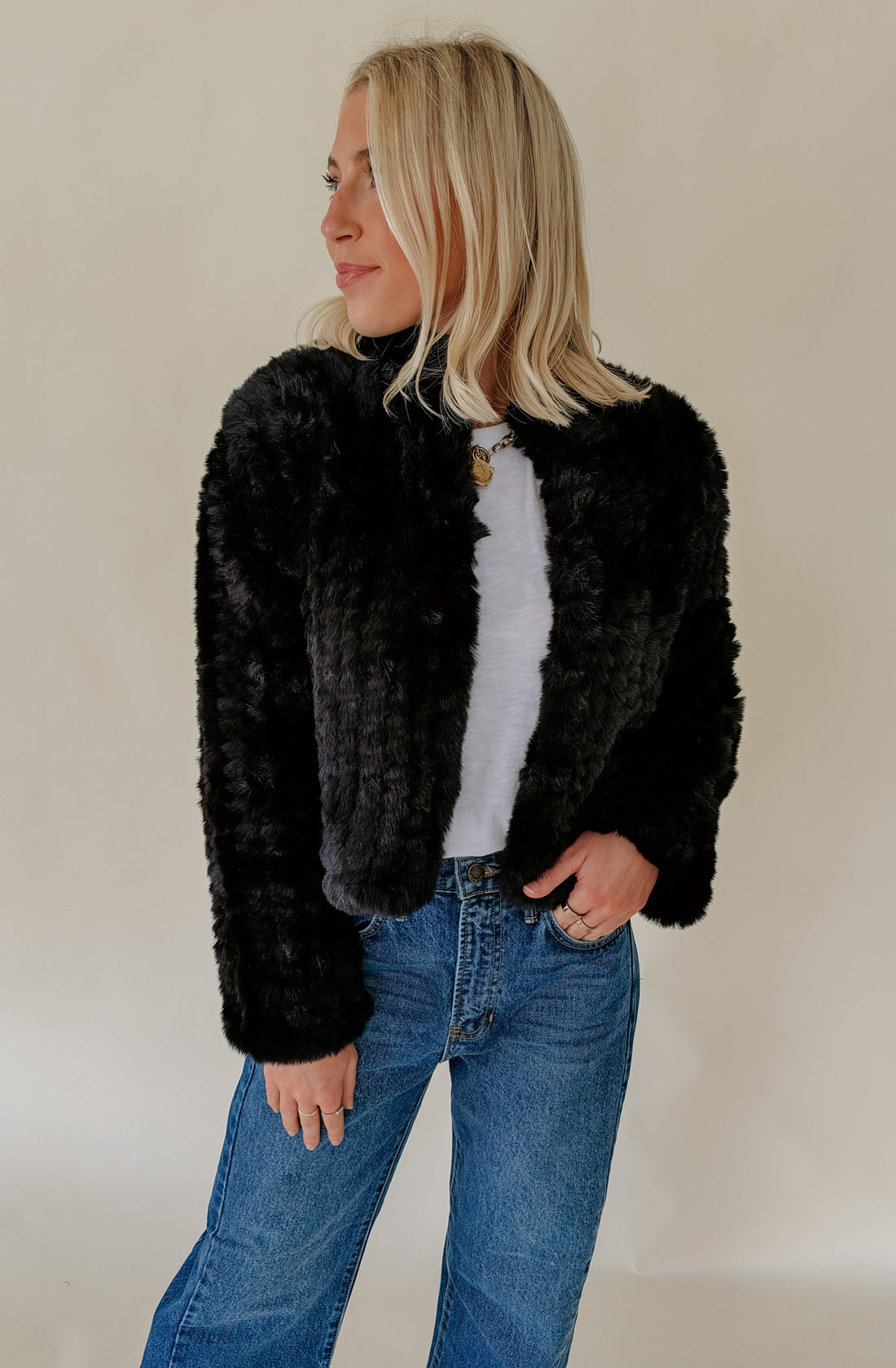 HEARTLOOM ALDEN FAUX FUR JACKET
