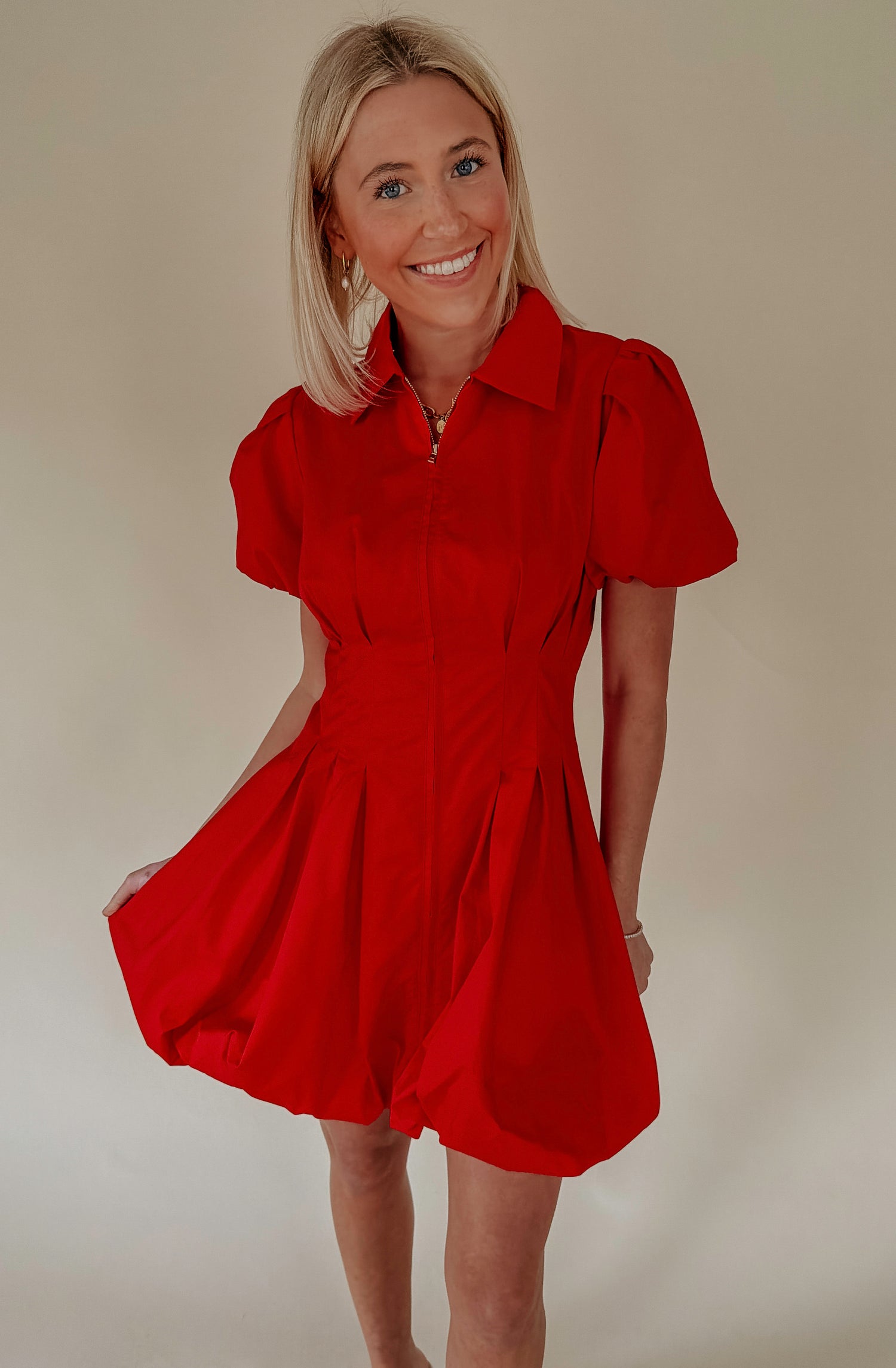 BURST YOUR BUBBLE MINI DRESS