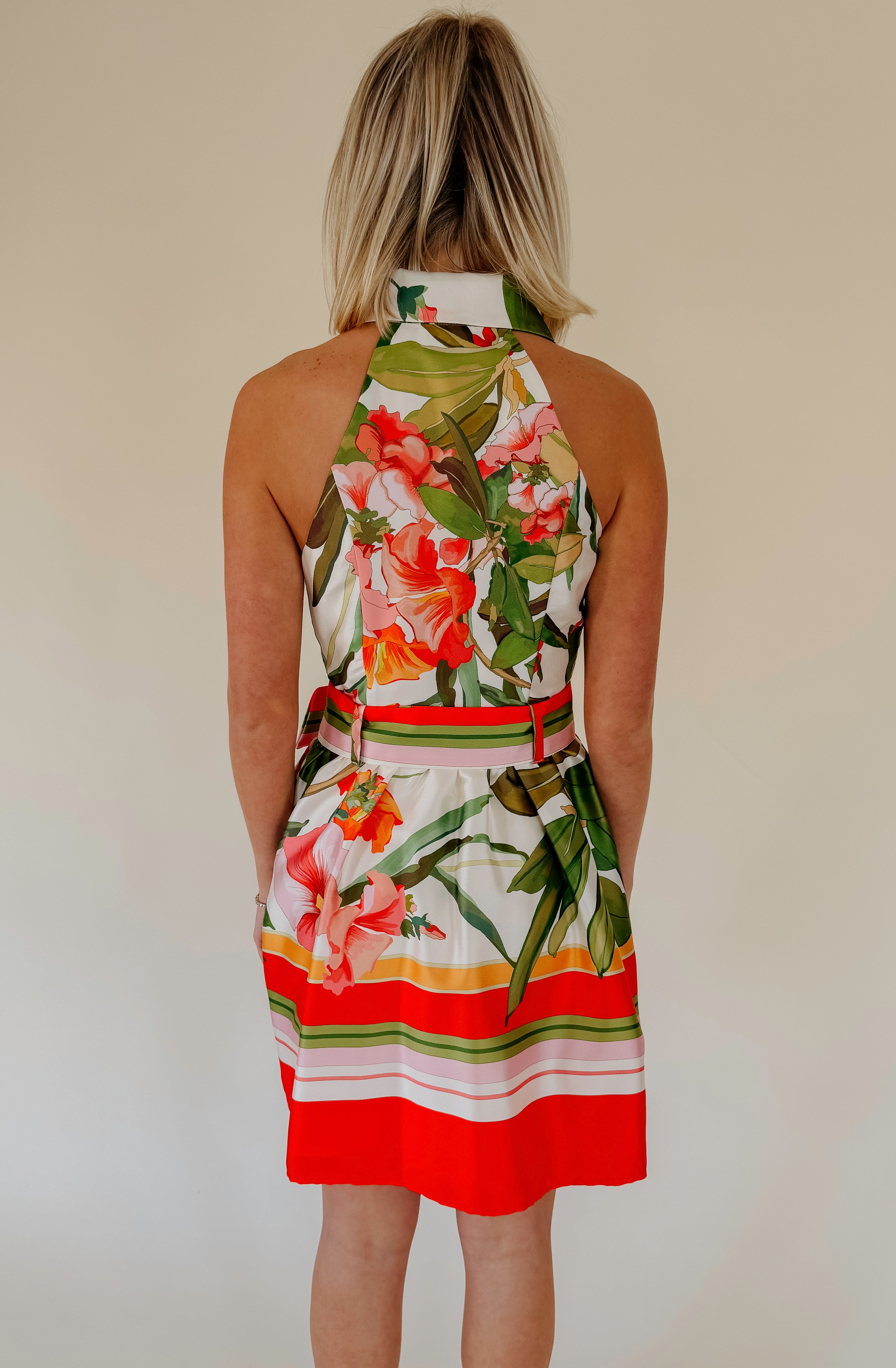 LAVENDER BROWN RAYNA DRESS