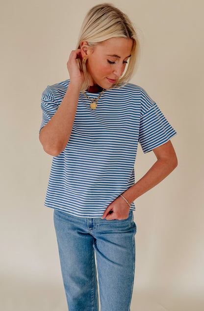 THE CELESTE STRIPED TEE