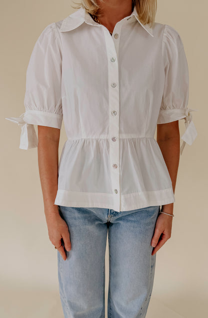 ON REPEAT BUTTONED BLOUSE