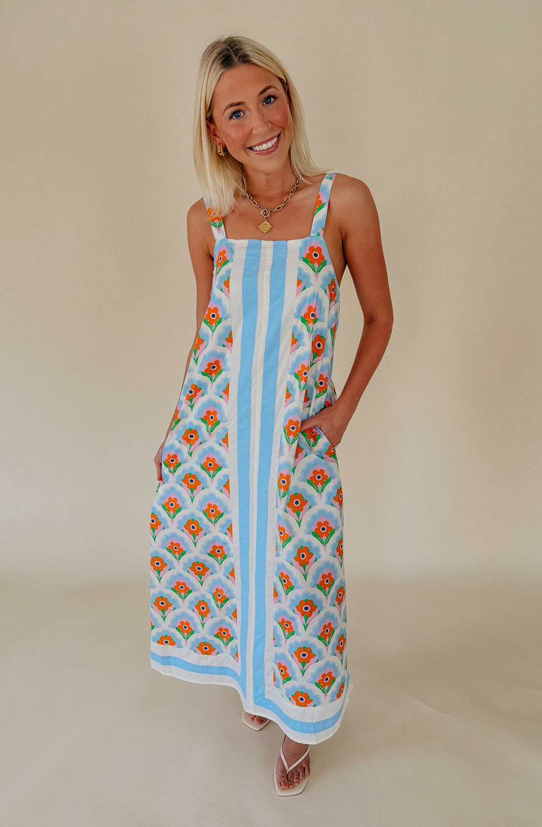 SUNNY DAYS MIDI DRESS