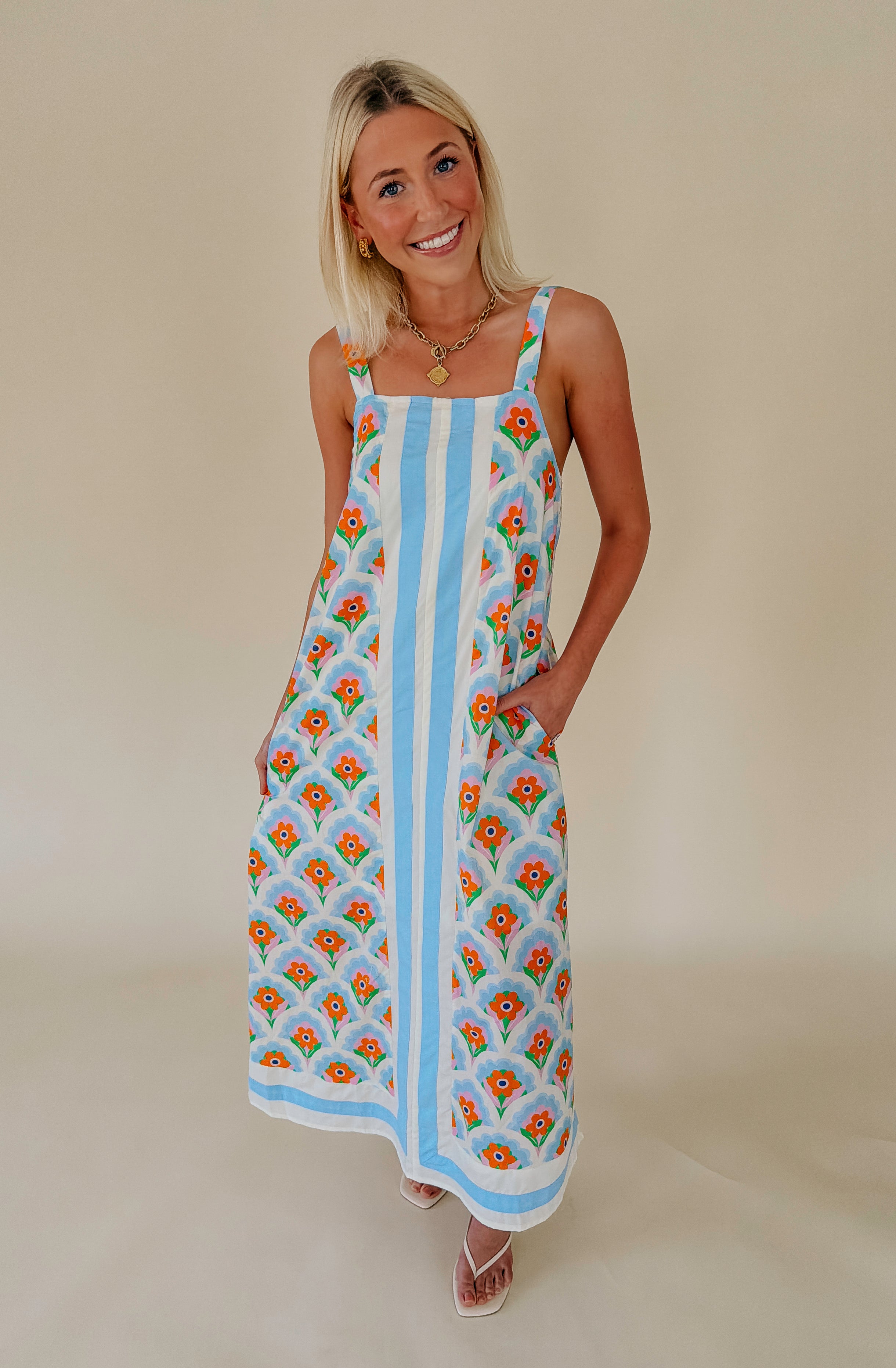 SUNNY DAYS MIDI DRESS