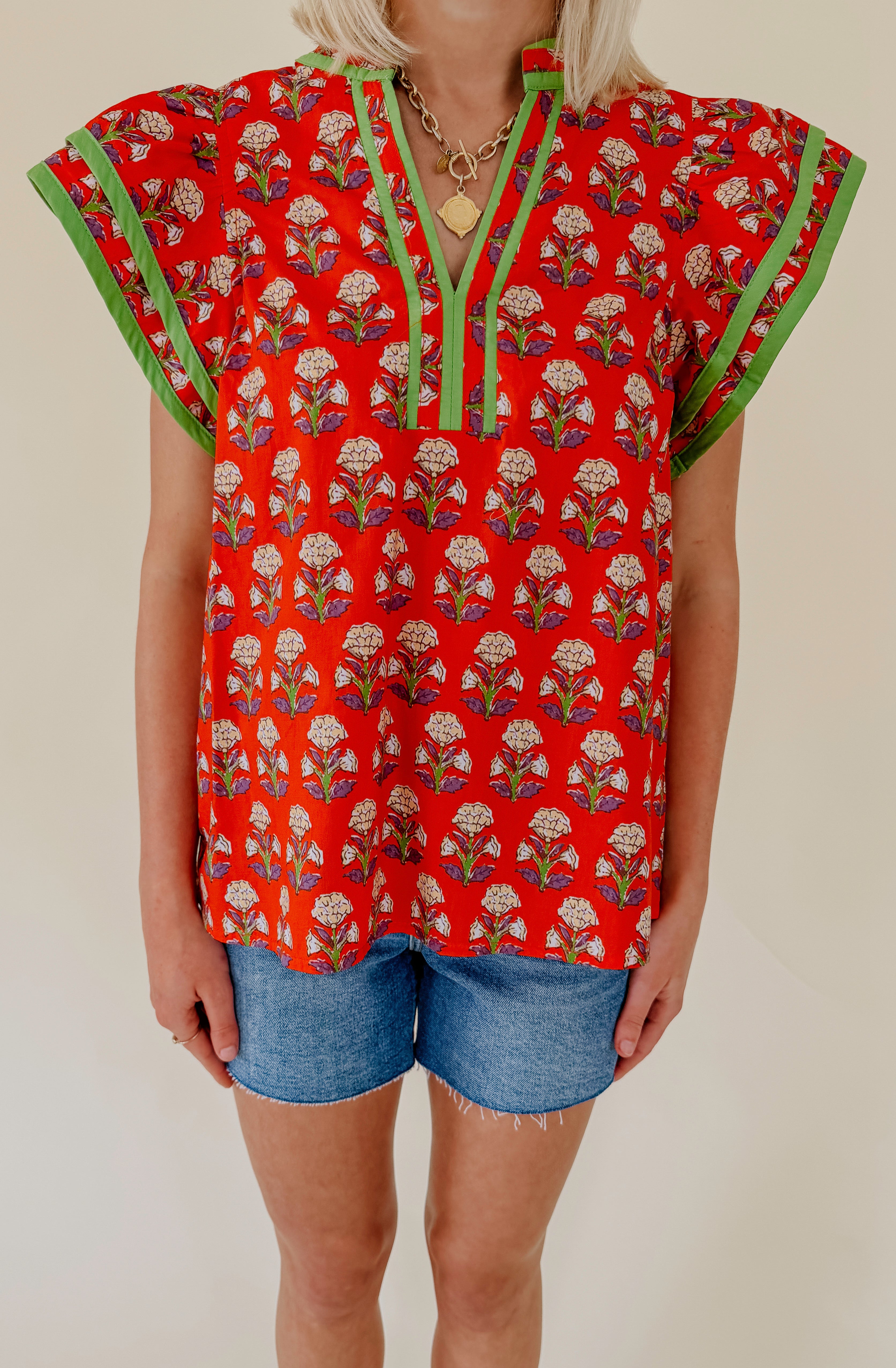 THE QUINN PRINTED BLOUSE