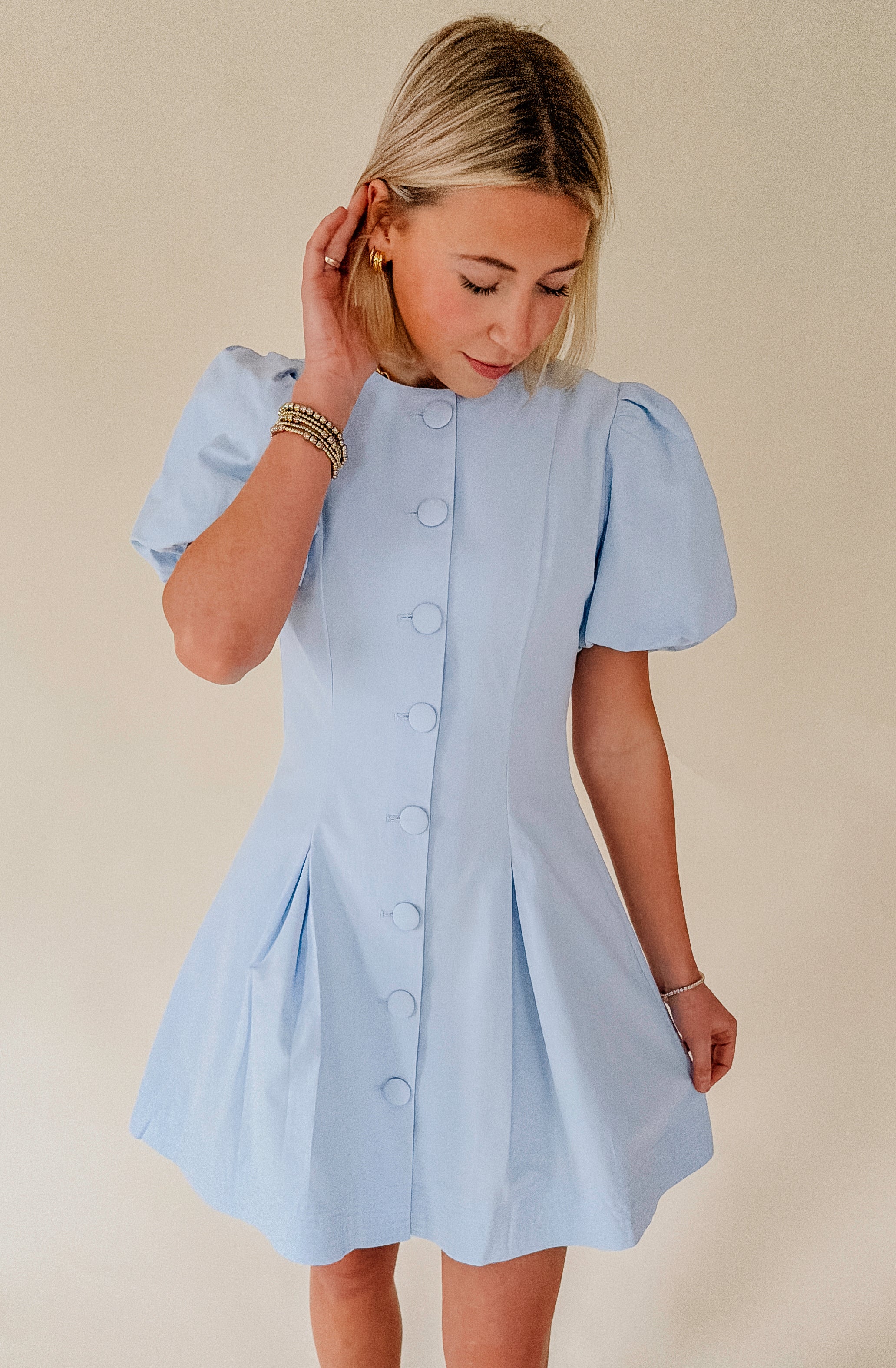 THE CHLOE BUTTONED DRESS