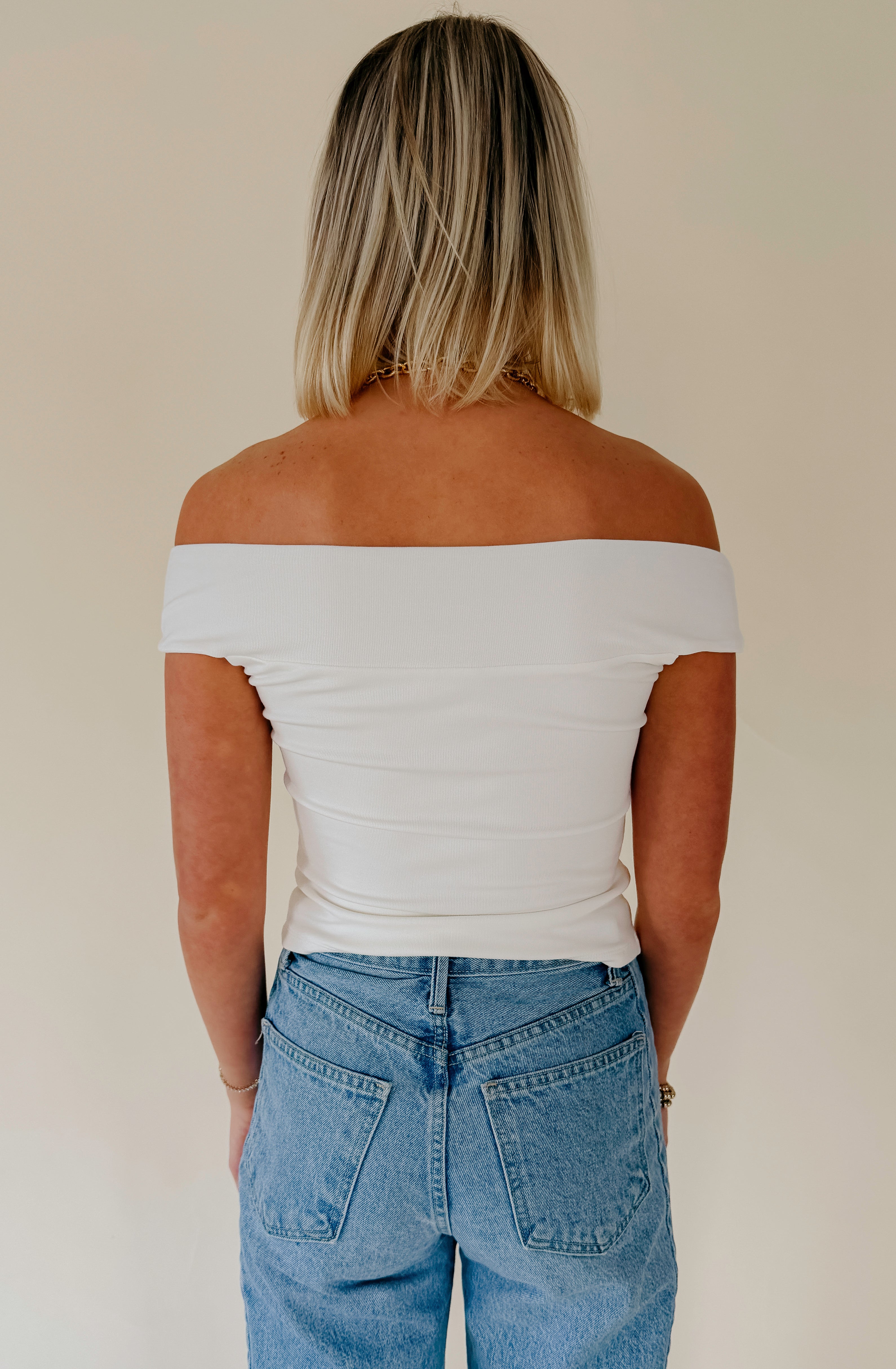 Z SUPPLY SECOND SKIN OFF THE SHOULDER TOP