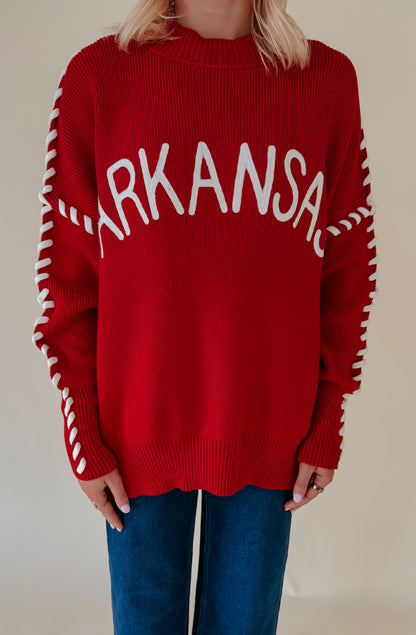 ARKANSAS WHIP STITCH SWEATER