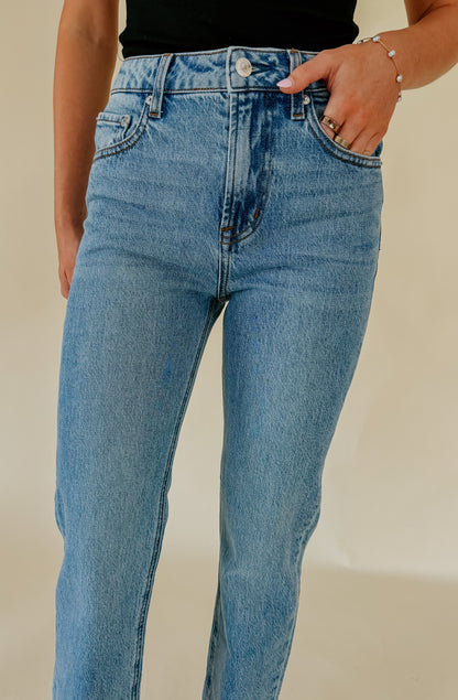 Z SUPPLY THE MUSE HIGH RISE STRAIGHT DENIM