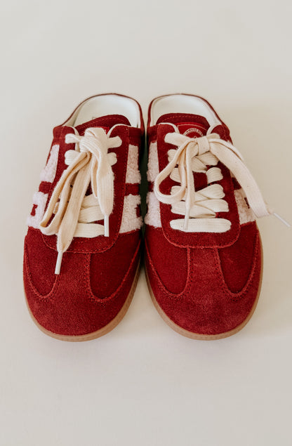 BACK 70 EASTER RED TEDDY MULE