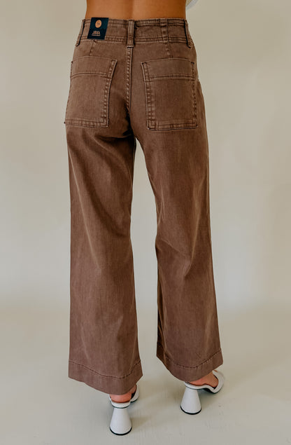 JBD TWILL WIDE LEG TROUSER PANT