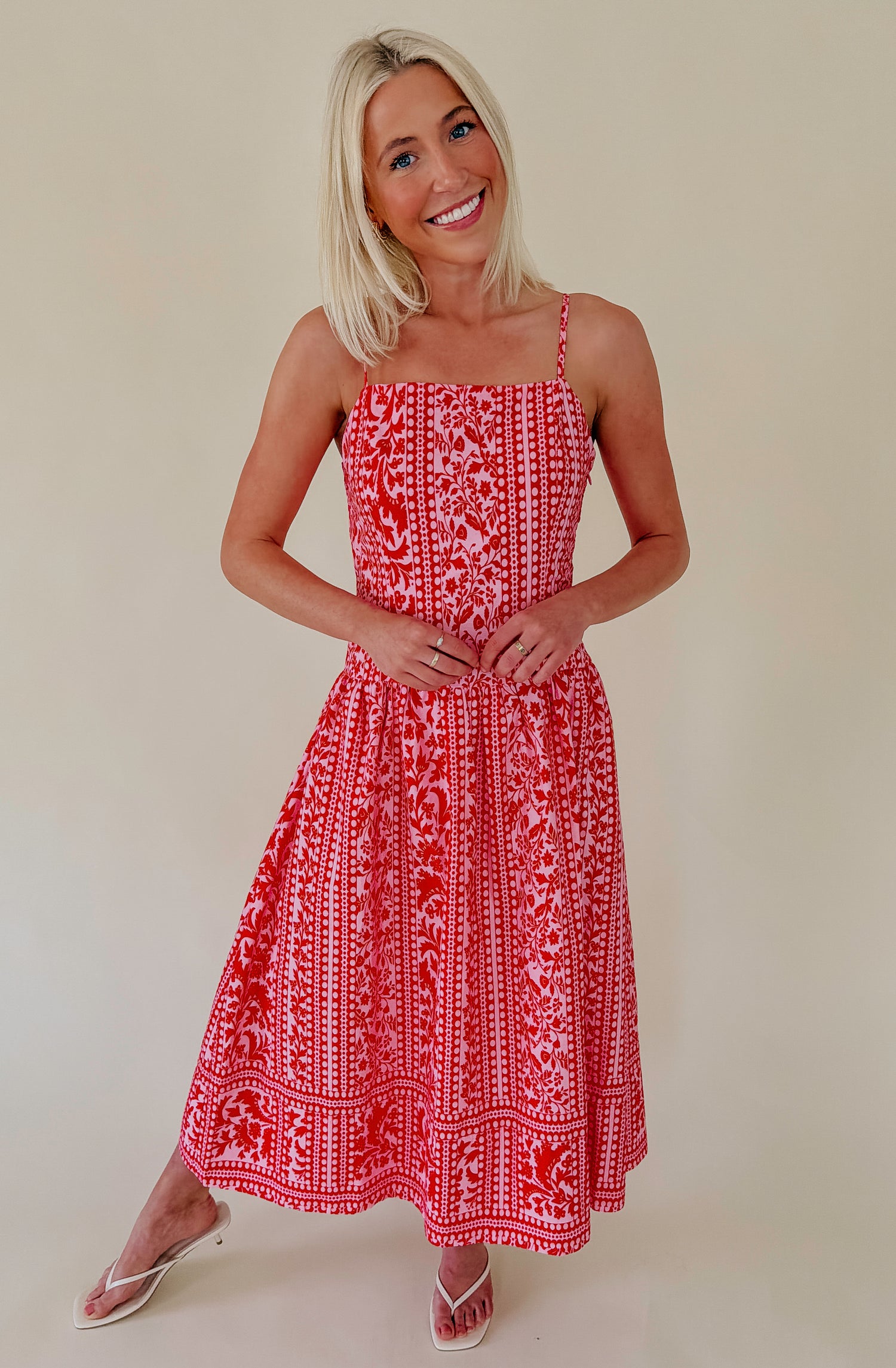 THE SCARLETT MIDI DRESS