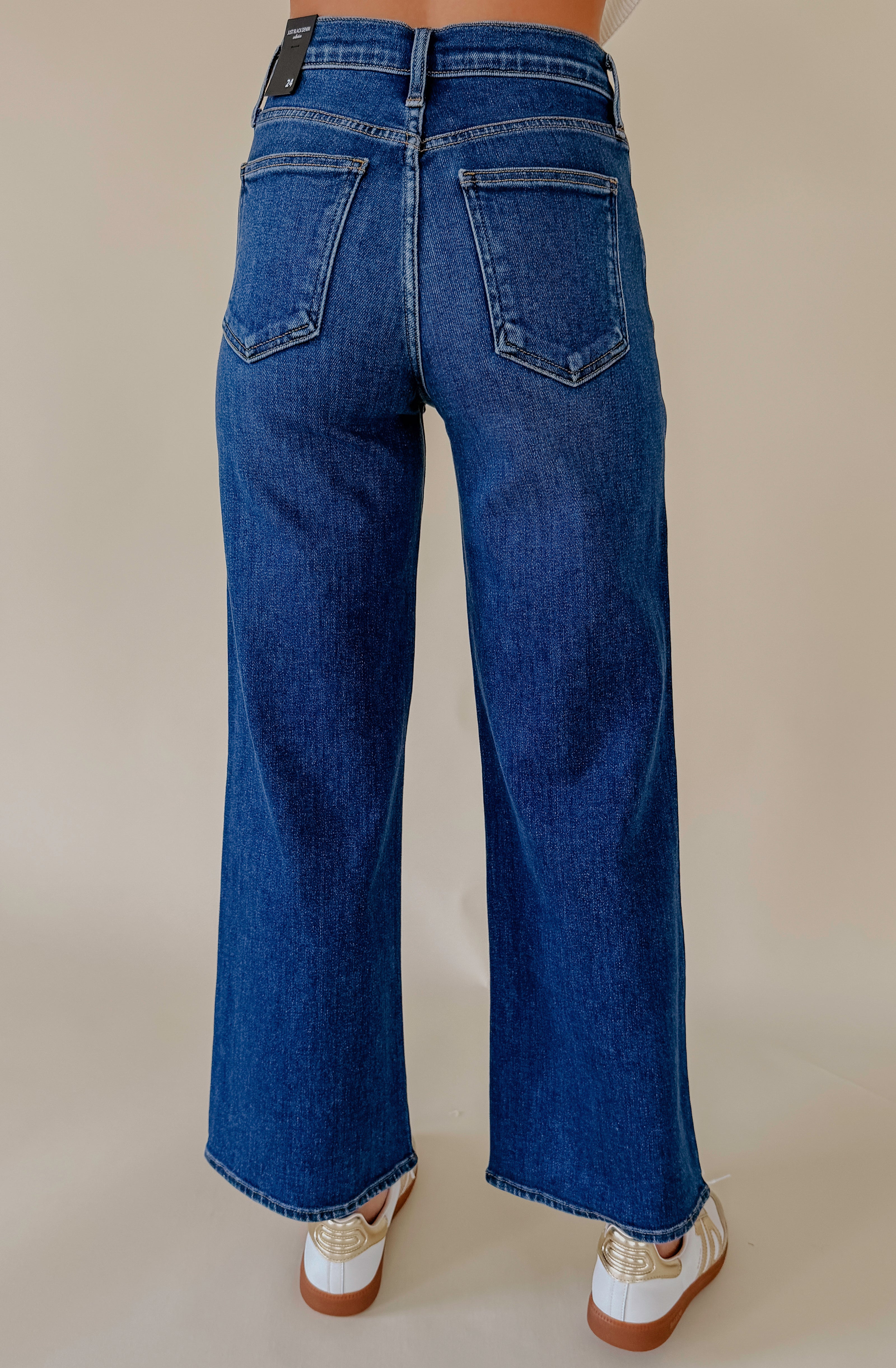 JUST BLACK SYDNEY HIGH RISE WIDE LEG DENIM