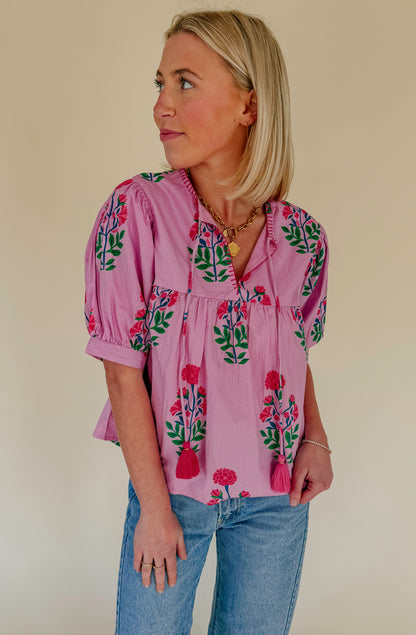 THE PRESLEY FLORAL BLOUSE