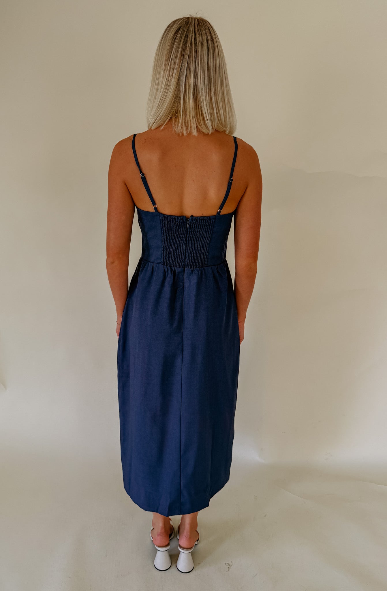 THE ALLIE 3D FLORAL MIDI DRESS