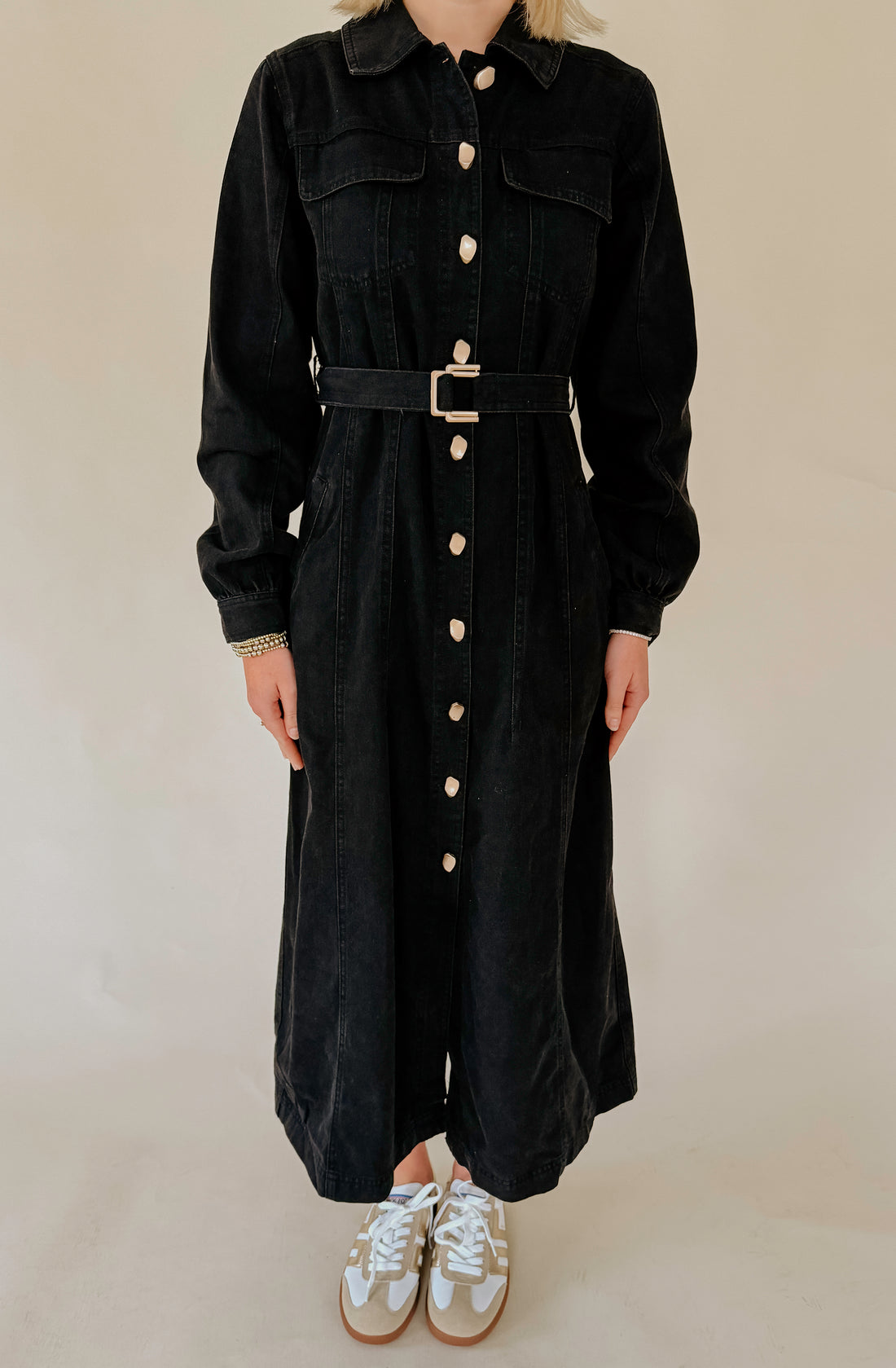 ON THE ROAD AGAIN DENIM MIDI