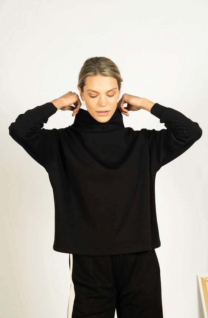 THE GEORGIA COWL NECK TOP
