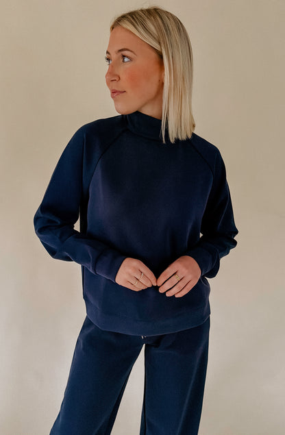 THREAD &amp; SUPPLY KAI MOCK NECK PULLOVER