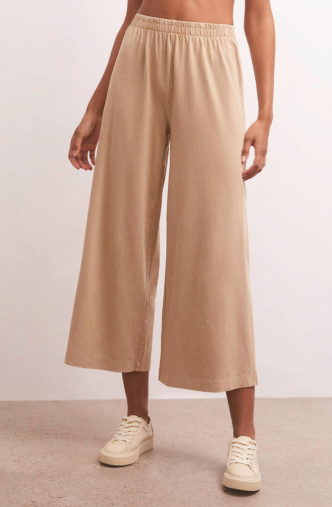 Z SUPPLY SCOUT JERSEY CROP FLARE PANT