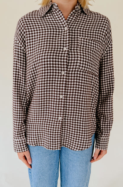 Z SUPPLY RIVER PLAID BUTTON UP