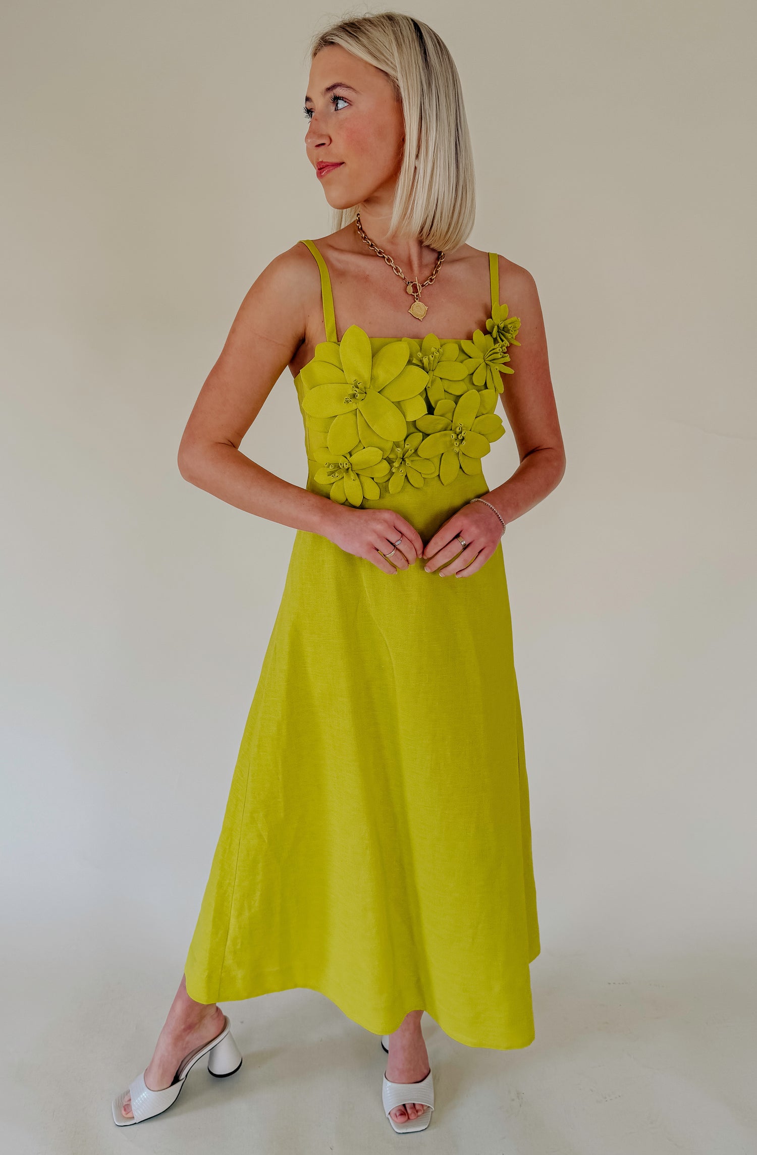 MESTIZA ESPERANZA MIDI DRESS