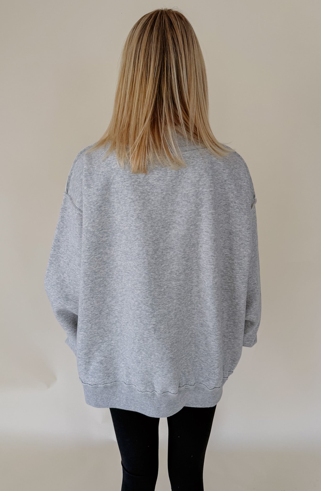 RAZORBACKS DOUBLE SIDED MOCK NECK SWEATSHIRT