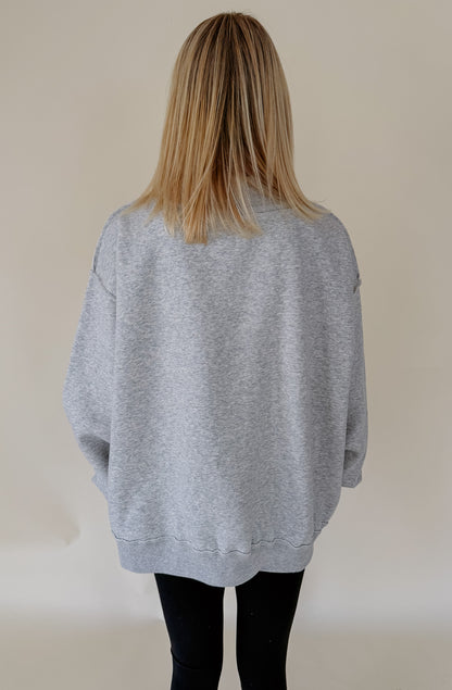 RAZORBACKS DOUBLE SIDED MOCK NECK SWEATSHIRT