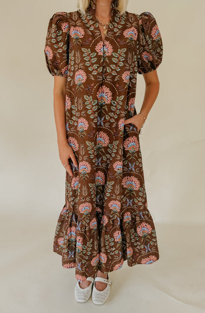 THE LORELEI SHIFT MIDI DRESS