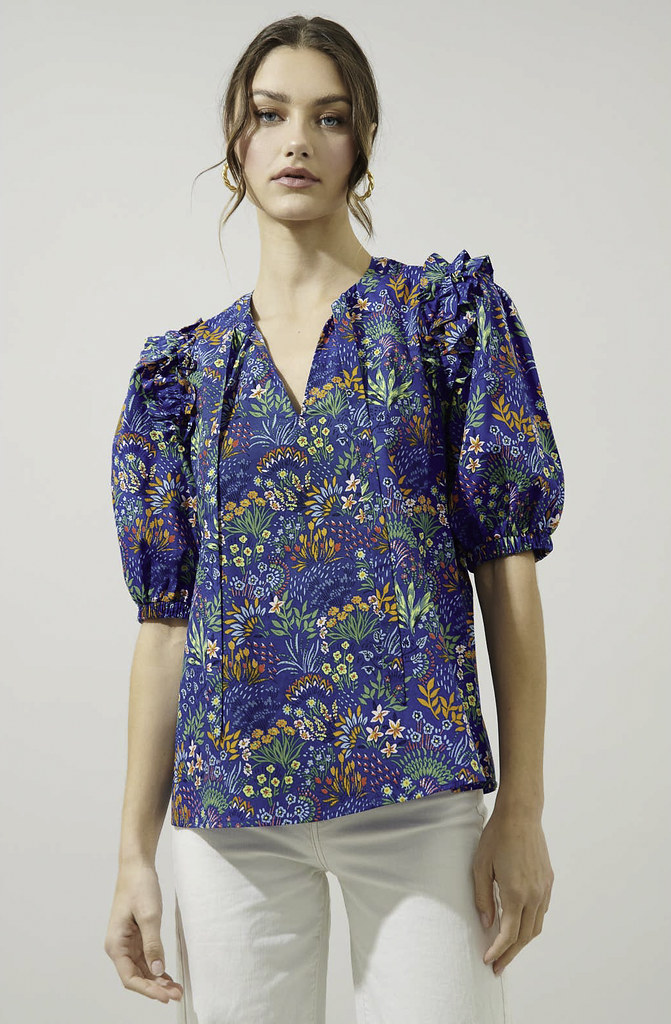 THE RUYA FLORAL BLOUSE