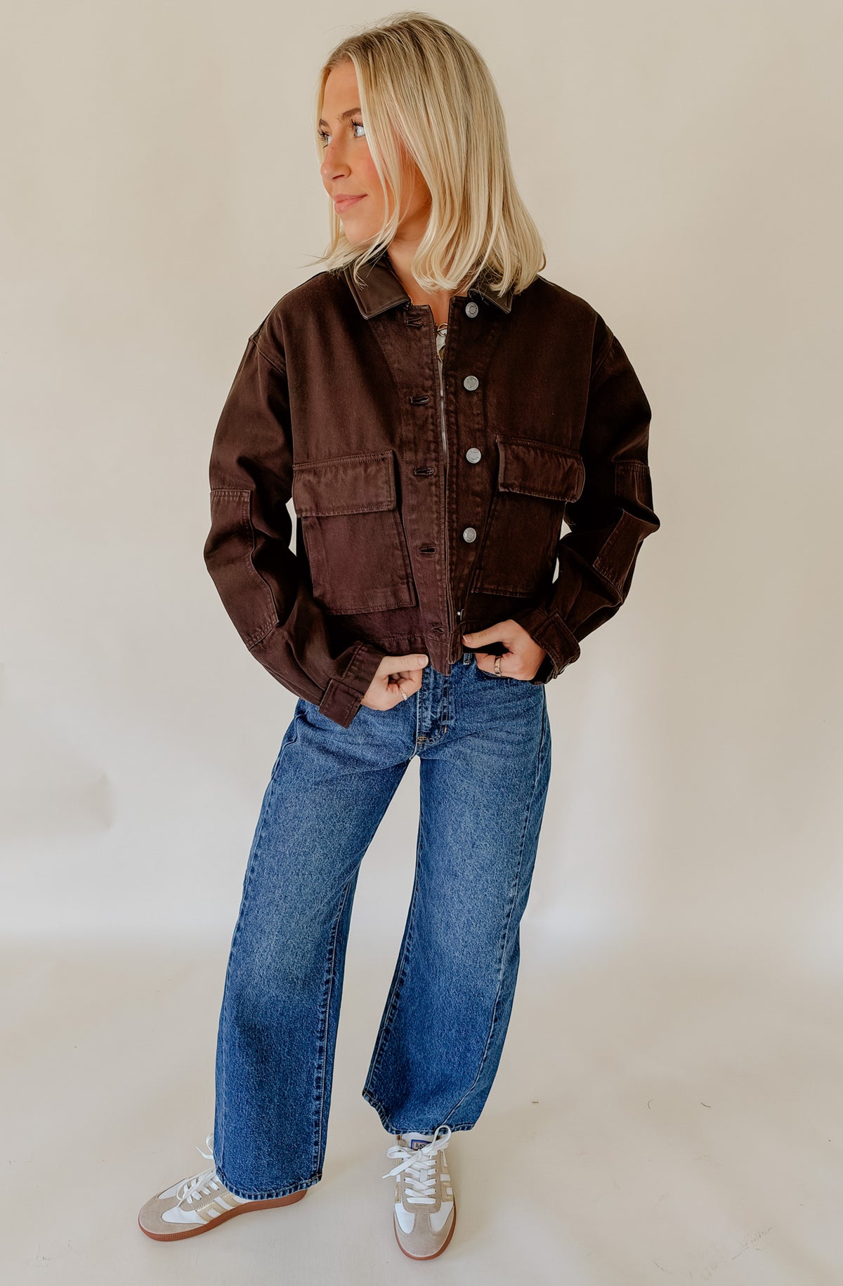 Z SUPPLY REY CROPPED CHORE JACKET