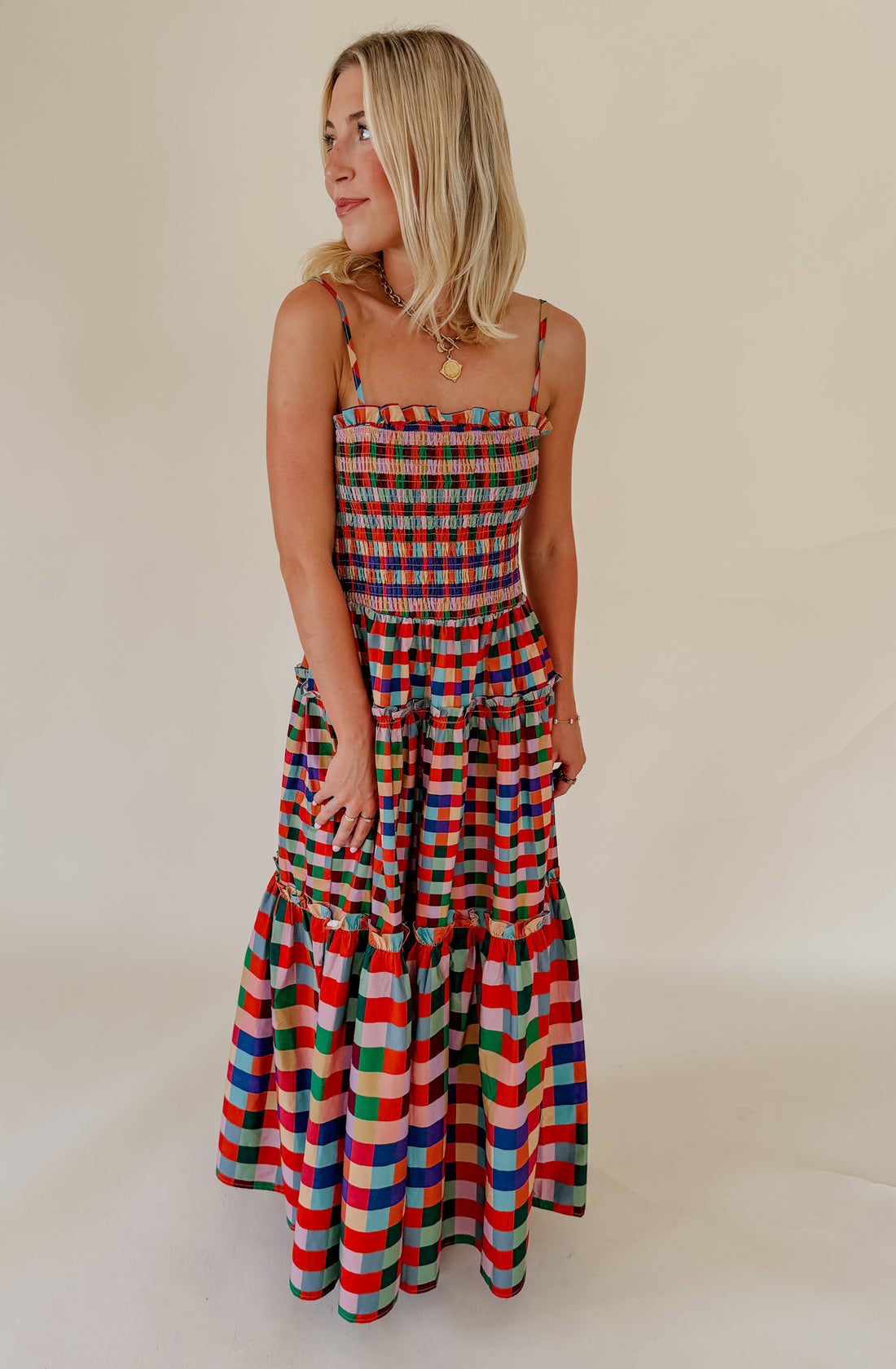 COLOR ME HAPPY MIDI DRESS