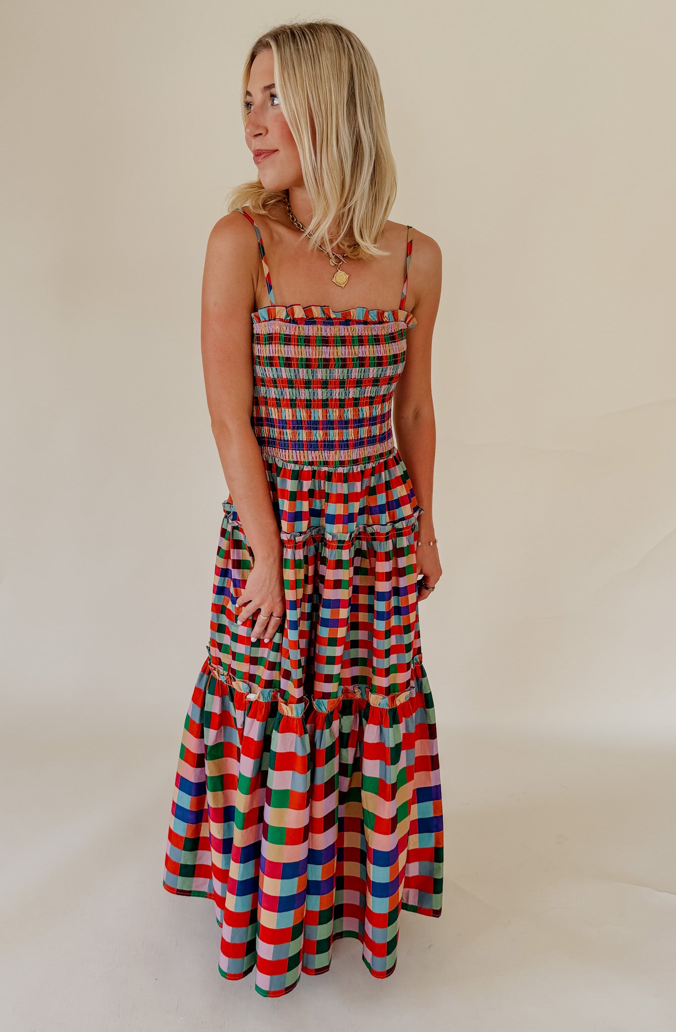 COLOR ME HAPPY MIDI DRESS