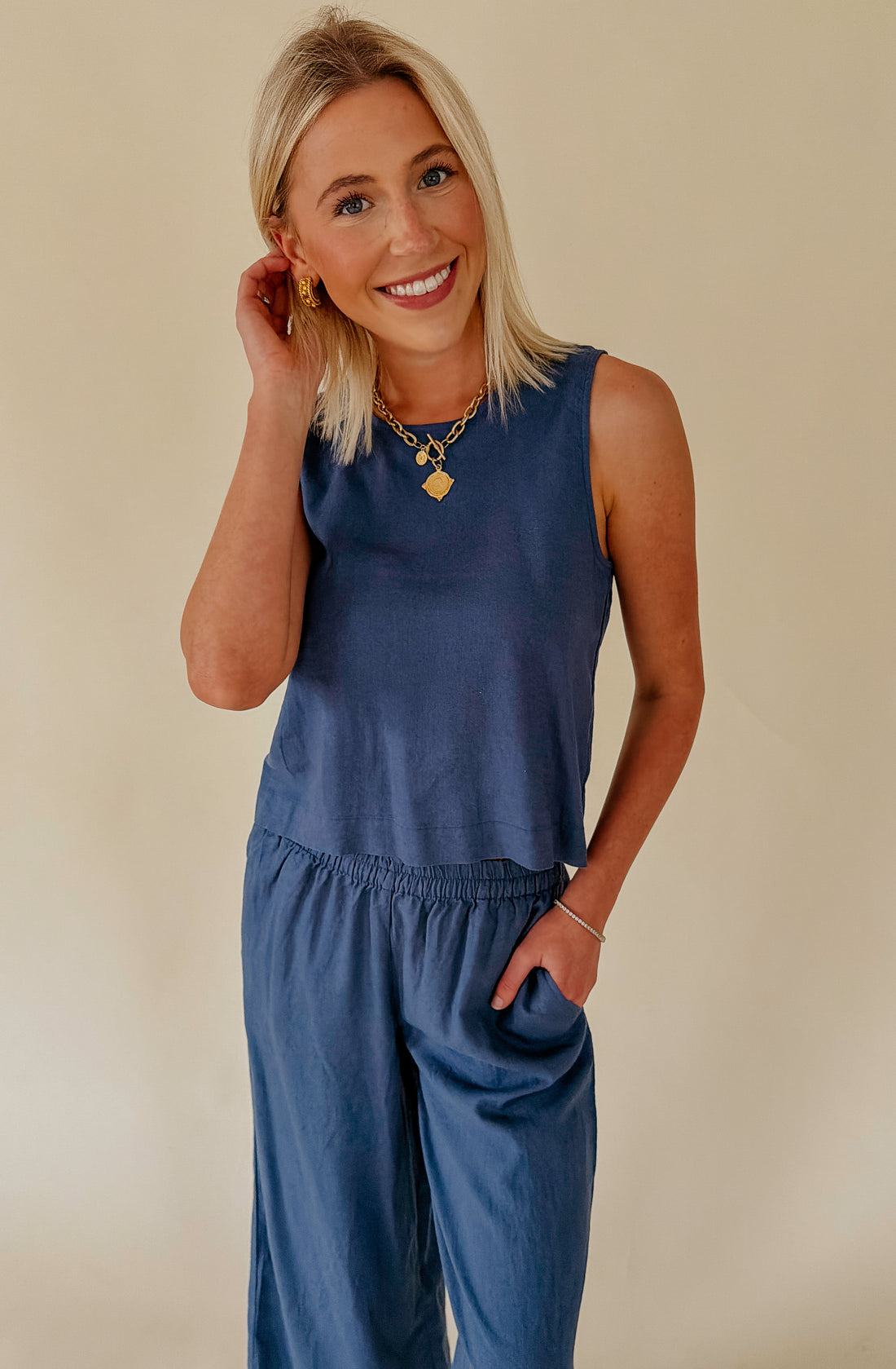 Z SUPPLY SLOANE LINEN TOP