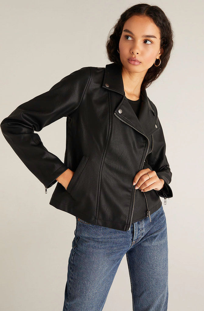 Z SUPPLY TRINA MOTO JACKET