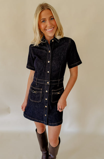 Z SUPPLY THE CRUSH DENIM DRESS